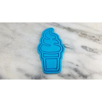 Eiswaffel Ausstechform 2-Teilig, Stempel & Umriss #1 - Scharfe Kanten Schneller Versand Wählen Sie Ihre Eigene Größe von CookieCutterLady