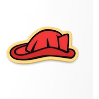 Feuerwehrmann Helm Ausstechform 2-Teilig, Stempel & Umriss #1 - Scharfe Kanten Schneller Versand Wählen Sie Ihre Eigene Größe von CookieCutterLady