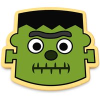 Frankenstein-Ausstechform Stempel | Schablone - Scharfe Kanten Schneller Versand Wählen Sie Ihre Eigene Größe #4 von CookieCutterLady