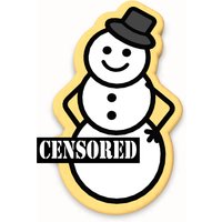 Frecher Schneemann Karotte Lustiger Mann Ausstecher | Stempel Schablone - Scharfe Kanten Schneller Versand Wählen Sie Ihre Eigene Größe von CookieCutterLady