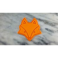 Fuchs Gesicht Ausstechform 2-Teilig, Stempel & Umriss #1 - Scharfe Kanten Schneller Versand Wählen Sie Ihre Eigene Größe von CookieCutterLady