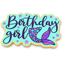 Geburtstagskind Meerjungfrau-Ausstechform | Stempel Schablone - Scharfe Kanten Schneller Versand Wählen Sie Ihre Eigene Größe #1 von CookieCutterLady