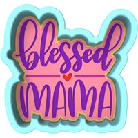 Gesegnete Mama-Ausstechform | Stempel Schablone #1 - Scharfe Kanten Schneller Versand Wählen Sie Ihre Eigene Größe #2 von CookieCutterLady