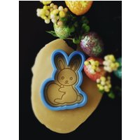 Hase Hält Ein Ei Ausstechform 2-Teilig, Stempel & Umriss # 1 - Scharfe Kanten Schneller Versand Wählen Sie Ihre Eigene Größe Hase Hält Ein Ei Ausstechform 2-Teilig, Stempel & Umriss # 1 - Scharfe Kanten Schneller Versand Wählen Sie Ihre Eigene Größe von CookieCutterLady