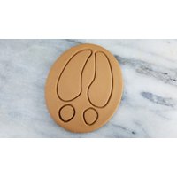 Hirschspur Ausstechform 2-Teilig, Umriss & Stempel - Scharfe Kanten Schneller Versand Wählen Sie Ihre Eigene Größe von CookieCutterLady