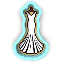 Hochzeitskleid Ausstecher | Stempel Schablone - Scharfe Kanten Schneller Versand Wählen Sie Ihre Eigene Größe #2 von CookieCutterLady