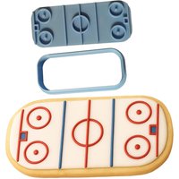 Hockey Rink Cookie Cutter | Stempel Schablone - Scharfe Kanten Schneller Versand Wählen Sie Ihre Eigene Größe von CookieCutterLady