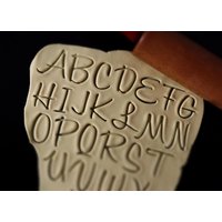 Honig Kursive Cookie Stempel - Schneller Versand Wählen Sie Ihre Eigene Größe von CookieCutterLady
