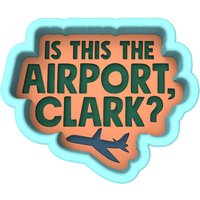 Ist Dies Der Flughafen-Ausstechform | Stempel Schablone - Scharfe Kanten Schneller Versand Wählen Sie Ihre Eigene Größe von CookieCutterLady