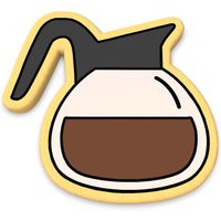 Kaffeekanne-Ausstechform | Stempel Schablone - Scharfe Kanten Schneller Versand Wählen Sie Ihre Eigene Größe #1 von CookieCutterLady