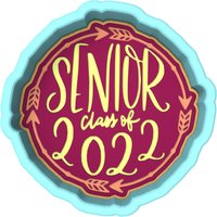 Klasse Von 2022 Cookie Cutter | Stempel Schablone - Scharfe Kanten Schneller Versand Wählen Sie Ihre Eigene Größe #2 von CookieCutterLady