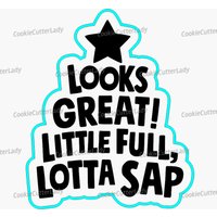 Kleine Voll Lotta Sap Ausstechform | Stempel Schablone - Scharfe Kanten Schneller Versand Wählen Sie Ihre Eigene Größe von CookieCutterLady