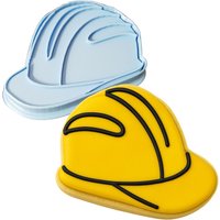 Konstruktion Hard Hat Cookie Cutter Detailliert - Scharfe Kanten Schneller Versand Wählen Sie Ihre Eigene Größe von CookieCutterLady