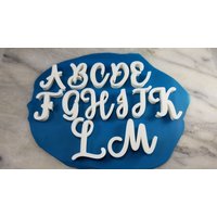 Kursive Cookie Stempel Set - Schneller Versand Wählen Sie Ihre Eigene Größe von CookieCutterLady