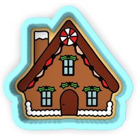 Lebkuchen-Haus-Ausstecher | Stempel Schablone - Scharfe Kanten Schneller Versand Wählen Sie Ihre Eigene Größe #1 von CookieCutterLady