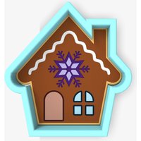 Lebkuchen-Haus-Ausstecher | Stempel Schablone - Scharfe Kanten Schneller Versand Wählen Sie Ihre Eigene Größe #2 von CookieCutterLady