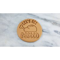 Let's Get Basted Thanksgiving Ausstechform 2-Teilig, Umriss & Stempel - Scharfe Kanten Schneller Versand Wählen Sie Ihre Eigene Größe von CookieCutterLady