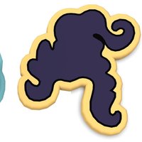 Mary Sanderson Hexenhaar-Ausstechform | Stempel Schablone - Scharfe Kanten Schneller Versand Wählen Sie Ihre Eigene Größe von CookieCutterLady