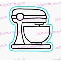 Mixer-Ausstecher | Stempel Schablone - Scharfe Kanten Schneller Versand Wählen Sie Ihre Eigene Größe von CookieCutterLady