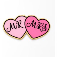 Mr. Und Mrs. Cookie Cutter | Stempel Schablone - Scharfe Kanten Schneller Versand Wählen Sie Ihre Eigene Größe von CookieCutterLady