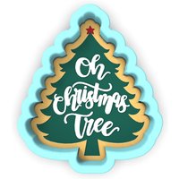 Oh Weihnachtsbaum-Ausstechform | Stempel Schablone - Scharfe Kanten Schneller Versand Wählen Sie Ihre Eigene Größe von CookieCutterLady