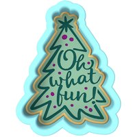 Oh, Was Für Ein Lustiger Weihnachtsbaum-Ausstecher | Stempel Schablone - Scharfe Kanten Schneller Versand Wählen Sie Ihre Eigene Größe von CookieCutterLady