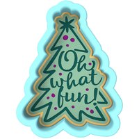 Oh Welcher Spaß-Weihnachtsbaum-Ausstechform | Stempel Schablone - Scharfe Kanten Schneller Versand Wählen Sie Ihre Eigene Größe von CookieCutterLady