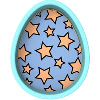 Osterei-Ausstechform 2-Teilig, Stempel & Umriss #4 - Scharfe Kanten Schneller Versand Wählen Sie Ihre Eigene Größe von CookieCutterLady