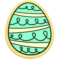 Osterei-Ausstechform 2-Teilig, Stempel & Umriss #7 - Scharfe Kanten Schneller Versand Wählen Sie Ihre Eigene Größe von CookieCutterLady