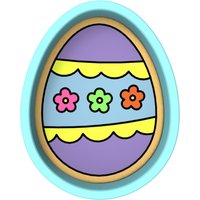 Osterei-Ausstechform 2-Teilig, Stempel & Umriss #9 - Scharfe Kanten Schneller Versand Wählen Sie Ihre Eigene Größe Osterei-Ausstechform 2-Teilig, Stempel & Umriss #9 - Scharfe Kanten Schneller Versand Wählen Sie Ihre Eigene Größe von CookieCutterLady