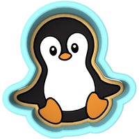 Pinguin-Körper-Ausstecher | Stempel Schablone - Scharfe Kanten Schneller Versand Wählen Sie Ihre Eigene Größe #1 von CookieCutterLady