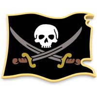 Ausstecher Mit Piratenflagge | Stempel Schablone - Scharfe Kanten Schneller Versand Wählen Sie Ihre Eigene Größe von CookieCutterLady