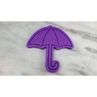 Regenschirm-Ausstechform 2-Teilig, Stempel & Umriss #1 - Scharfe Kanten Schneller Versand Wählen Sie Ihre Eigene Größe von CookieCutterLady