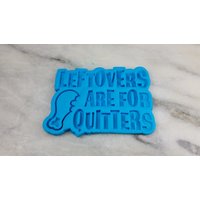 Reste Sind Für Quitters Cookie Cutter 2-Teilig, Outline & Stempel - Scharfe Kanten Schneller Versand Wählen Sie Ihre Eigene Größe von CookieCutterLady