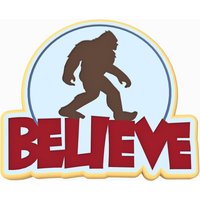 Sasquatch Believe Ausstecher | Stempel Schablone #1 - Scharfe Kanten Schneller Versand Wählen Sie Ihre Eigene Größe von CookieCutterLady