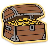 Schatztruhe-Ausstechform | Stempel Schablone - Scharfe Kanten Schneller Versand Wählen Sie Ihre Eigene Größe von CookieCutterLady