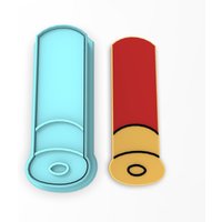 Schrotflinte Shell Cookie Cutter | Stempel Schablone - Scharfe Kanten Schneller Versand Wählen Sie Ihre Eigene Größe von CookieCutterLady