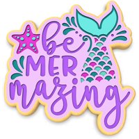 Sei Mermazing Cookie Cutter | Stempel Schablone - Scharfe Kanten Schneller Versand Wählen Sie Ihre Eigene Größe #1 von CookieCutterLady