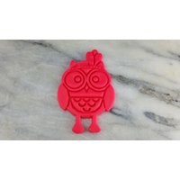 Thanksgiving Native Owl Ausstechform 2-Teilig, Umriss & Stempel # 2 - Scharfe Kanten Schneller Versand Wählen Sie Ihre Eigene Größe von CookieCutterLady