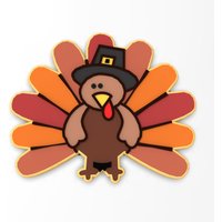 Thanksgiving-Truthahn-Ausstechform | Stempel Schablone - Scharfe Kanten Schneller Versand Wählen Sie Ihre Eigene Größe von CookieCutterLady