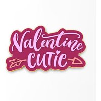 Valentine Cutie Ausstechform Stempel | Schablone - Scharfe Kanten Schneller Versand Wählen Sie Ihre Eigene Größe von CookieCutterLady