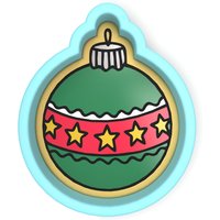 Weihnachtsornament-Kugel-Ausstecher | Stempel Schablone - Scharfe Kanten Schneller Versand Wählen Sie Ihre Eigene Größe #1 von CookieCutterLady