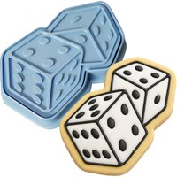 Würfel Roll Cookie Cutter | Stempel Schablone #1 - Scharfe Kanten Schneller Versand Wählen Sie Ihre Eigene Größe von CookieCutterLady