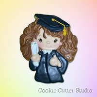 Abschluss-Ausstecher Mädchen von CookieCutterStudio