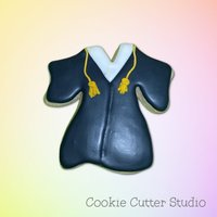 Abschlusskleid-Ausstechform Lebensmittelechter Pla-Kunststoff von CookieCutterStudio