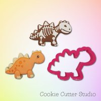 Baby Stegosaurus Cookie Cutter Dinosaurier Leckerli Form von CookieCutterStudio
