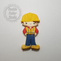 Bauarbeiter Ausstechform Lebensmittelechter Pla Kunststoff von CookieCutterStudio