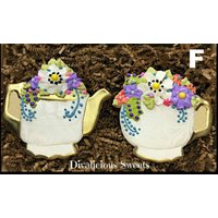 Blumen Teekanne Und Teetasse Ausstechformen von CookieCutterStudio