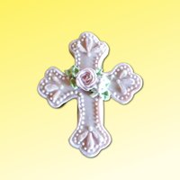Blumenkreuz-Ausstecher Taufgeschenk von CookieCutterStudio