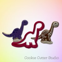 Brontosaurus Cookie Cutter Jurassic Backspaß von CookieCutterStudio